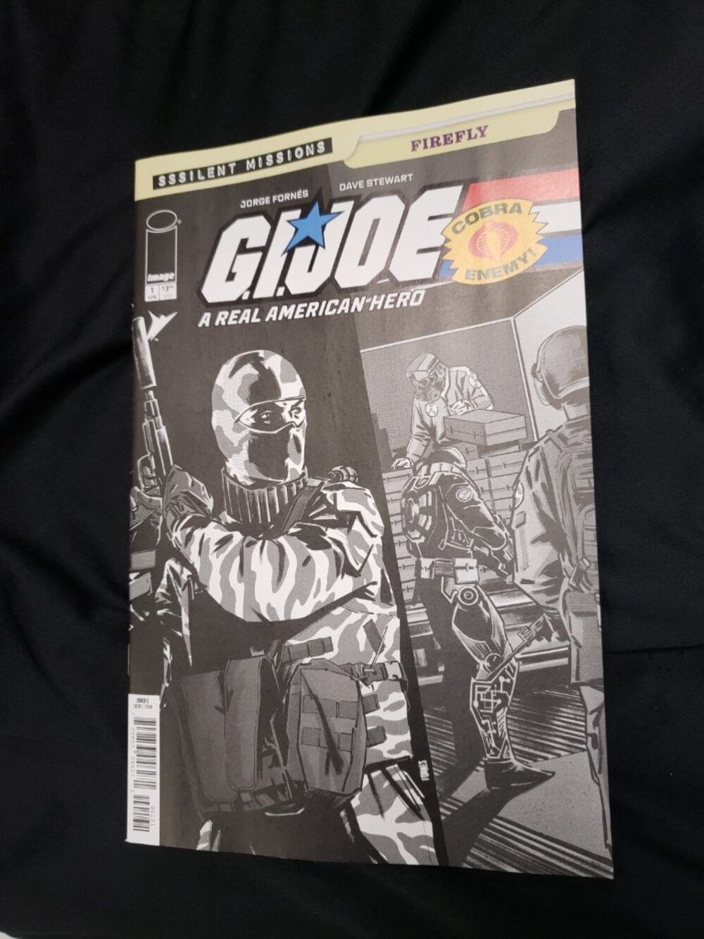 GI Joe SSSilent Missions Firefly #1 Prestige Variant Set A B 1:10 Fornes - Picture 5 of 9